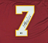 Joe Theismann Signed Washington Redskins M&N Maroon 1982 Legacy NFL Jersey