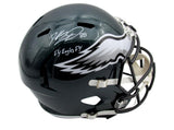 Dallas Goedert Signed/Inscr Full Size Speed Replica Football Helmet Fanatics