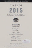 Jerome Bettis Signed Pittsburgh Steelers Goal Line Art Card W/ HOF- JSA W Auth