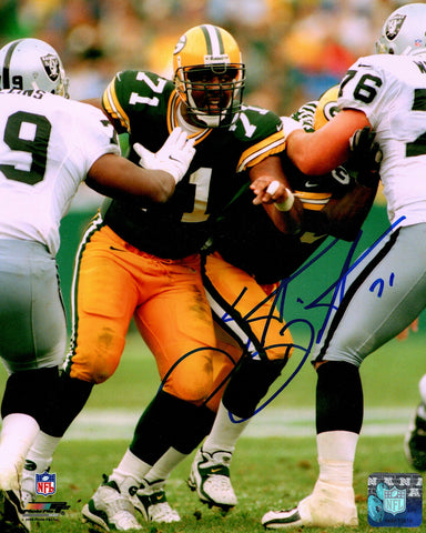 Packers SANTANA DOTSON Signed 8x10 Photo #6 AUTO ~ Super Bowl XXXI Champ