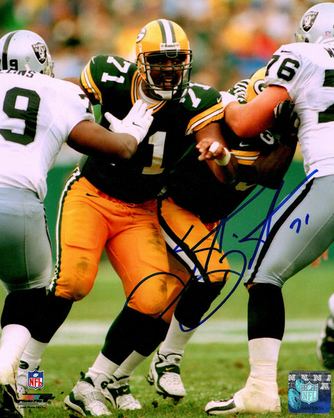 Packers SANTANA DOTSON Signed 8x10 Photo #6 AUTO ~ Super Bowl XXXI Champ