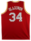Hakeem Olajuwon Signed Houston Rockets Jersey (Beckett) 12xAll-Star / Center
