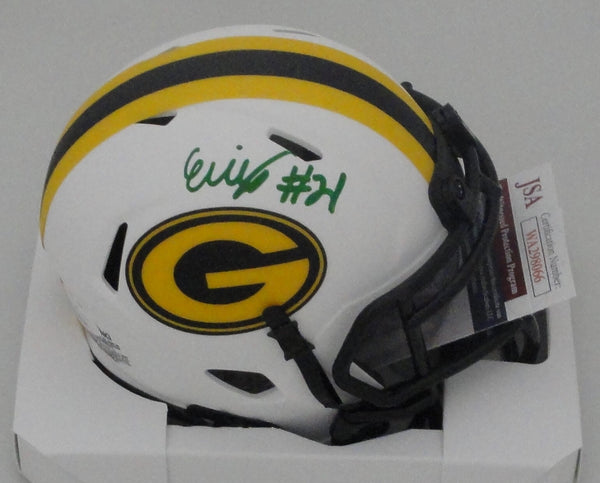 Packers Defensive Back ERIC STOKES Signed LUNAR Speed Mini Helmet AUTO - JSA