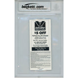 Michael Strahan Autographed New York Giants 2001 Ticket 22.5 Sacks Beckett 49825