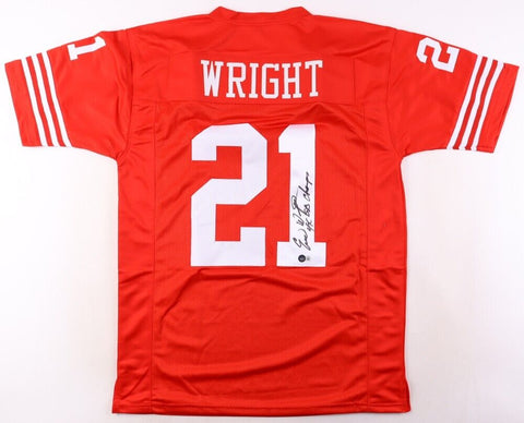 Eric Wright Signed San Francisco 49ers Jersey Inscribed "4xSB Champs" (Beckett)