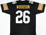 Rod Woodson Autographed Black Pro Style Jersey - Beckett W Hologram *Black