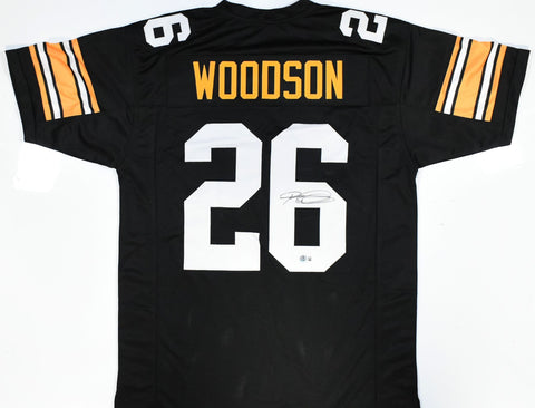 Rod Woodson Autographed Black Pro Style Jersey - Beckett W Hologram *Black
