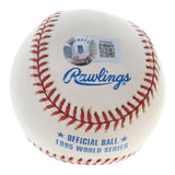 Javier "Javy" Lopez Signed Atlanta Braves 1995 World Series Baseball (Beckett)