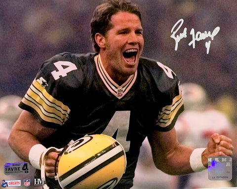 Packers NFL MVP & Hall of Famer BRETT FAVRE Signed 8x10 Photo #5 AUTO