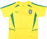 Ronaldo Nazario Signed Brazil FC Home Yellow Soccer Jersey #9 - Beckett Hologram