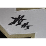 Jimmy Horn Autographed/Signed College Style Black XL Jersey Beckett 48148