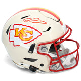 Patrick Mahomes Autographed Chiefs RETRO Speedflex Authentic Helmet Beckett