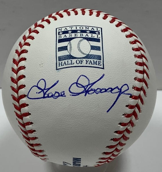 Yankees GOOSE GOSSAGE Signed Major League Hall of Fame Logo Baseball AUTO - JSA