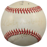 Double Duty Radclif Wilmer Fields +Johnson Signed Negro League NL Ball JSA 55948