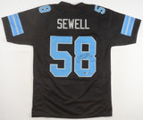 Penei Sewell Signed Detroit Lions Alternate Jersey Beckett 2021 #7 Draft Pick OT