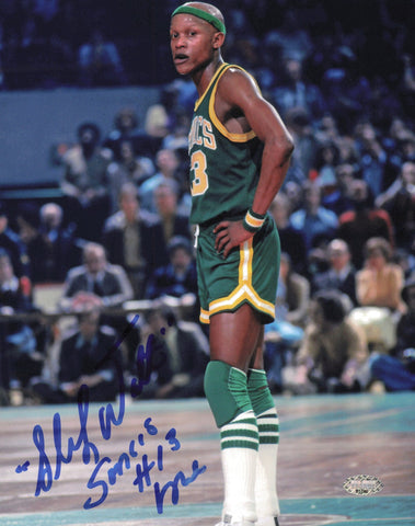 Donald Slick Watts Autographed 8x10 Photo Seattle Supersonics MCS Holo #87380