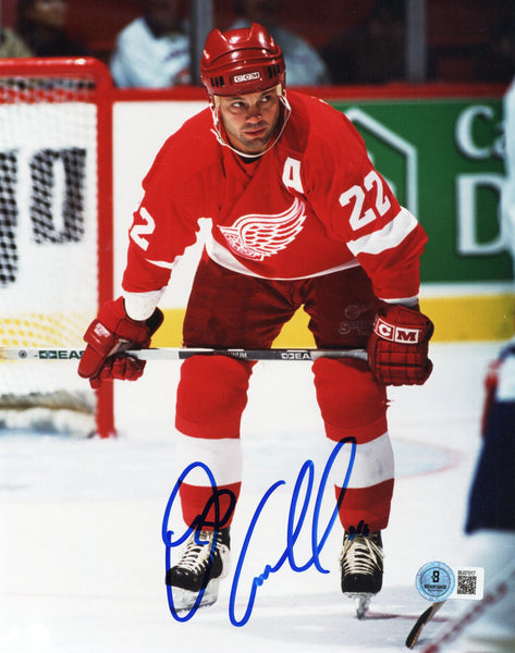 Dino Ciccarelli Autographed Detroit Red Wings 8x10 Photo Beckett