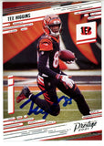 Tee Higgins Autographed 2021 Panini Prestige #70 Trading Card Beckett 50241