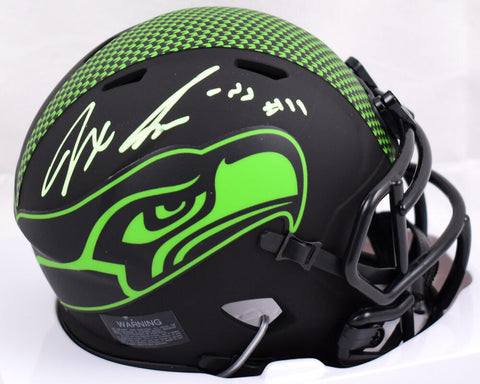 Jaxon Smith-Njigba Autographed Seahawks Eclipse Speed Mini Helmet- Fanatics