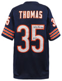 Anthony Thomas (BEARS) Signed Navy Custom Football Jersey w/ROY'01 - (SS COA)