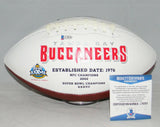 RONALD JONES II AUTOGRAPHED SIGNED TAMPA BAY BUCS BUCCANEERS LOGO FOOTBALL BAS