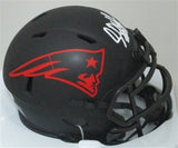 New England Patriots COREY DILLON Signed Riddell ECLIPSE Mini Helmet AUTO -