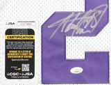 Adrian Peterson Signed Minnesota Vikings Mitchell & Ness White Jersey (JSA COA)