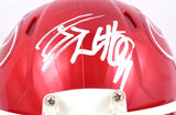 JJ Watt Autographed Texans Flash Speed Mini Helmet- Beckett W Hologram *White