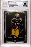 Davante Adams Signed 2014 Topps Chrome #114 Trading Card Slab Beckett 43294