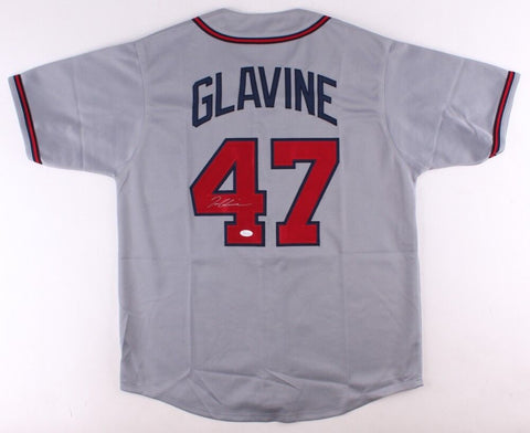 Tom Glavine Signed Braves Jersey (JSA COA) / 300 wins / 10x All Star /2600 K's