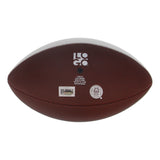 Jaylen Harrell Signed Michigan Wolverines Logo Football (Schwartz) Titans LB