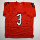 Autographed/Signed Jon Kitna Cincinnati Orange Football Jersey JSA COA