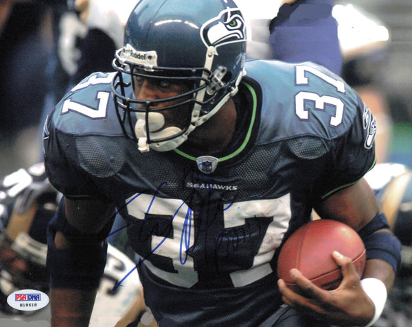 Shaun Alexander Autographed Signed 8x10 Photo Seattle Seahawks PSA/DNA #H18618