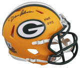 Packers Dave Robinson "HOF 2013" Authentic Signed Speed Mini Helmet BAS Wit