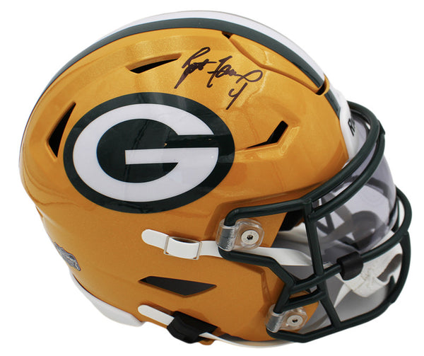 Brett Favre Autographed Green Bay Packers Speedflex MIDI Helmet Radtke Sports