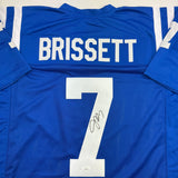Autographed/Signed Jacoby Brissett Indianapolis Football Jersey JSA COA