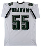 Brandon Graham Authentic Signed White Pro Style Jersey JSA Witness