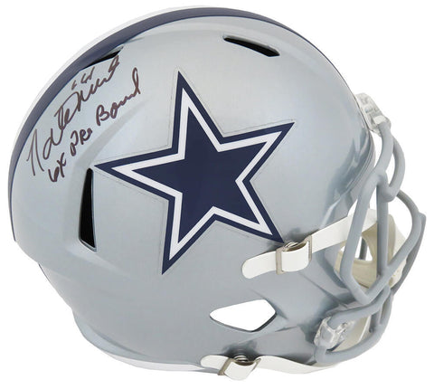 Nate Newton Signed Cowboys Riddell F/S Speed Rep Helmet w/6x Pro Bowl - (SS COA)