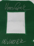 Vince Papale Signed Philadelphia Eagles White Jersey Inscribed Invincible (JSA)