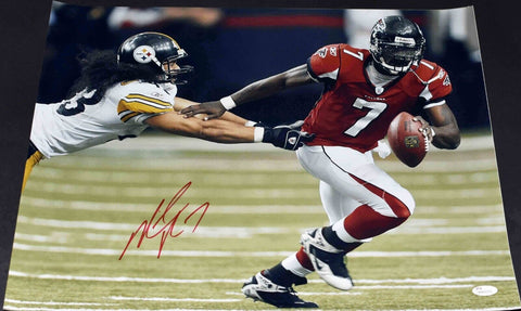 MICHAEL VICK SIGNED AUTOGRAPHED ATLANTA FALCONS 16x20 PHOTO JSA