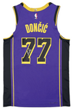 Luka Doncic Autographed Los Angeles Lakers Purple Nike Authentic Jersey Panini