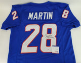 Curtis Martin Signed New England Patriots Jersey (PSA COA) 5xPro Bowl R.B.