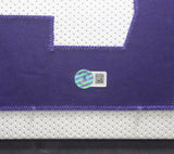 WASHINGTON MICHAEL PENIX JR. AUTOGRAPHED FRAMED WHITE JERSEY BECKETT 234601