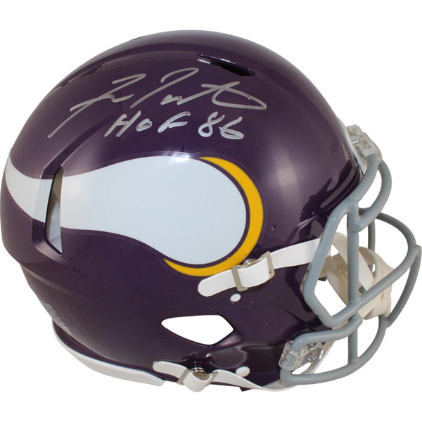 Fran Tarkenton Autographed Minnesota Vikings Authentic TB Helmet Beckett 50833
