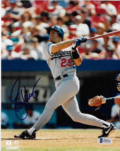 Eric Karros Autographed Los Angeles Dodgers 8x10 Photo Beckett Authenticated