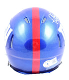 Phil Simms Autographed New York Giants Speed Mini Helmet - Beckett W Hologram