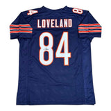 Colston Loveland Autographed Jersey - Navy - Beckett Authenticated
