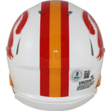 Mike Alstott Signed Tampa Bay Buccaneers TB Mini Helmet A Train Beckett 50206