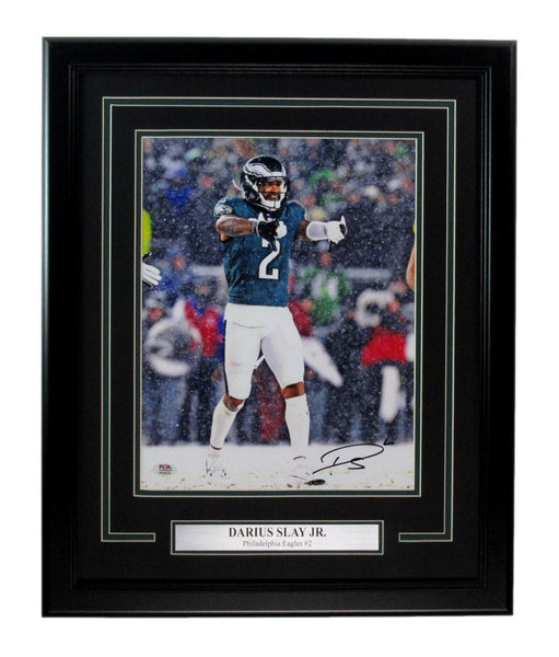 Darius Slay Signed/Auto 11x14 Photo Philadelphia Eagles Framed PSA/DNA 193921