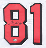 Cameron Latu Signed San Francisco 49ers Jersey (Beckett) 2023 3rd Round Pck T.E